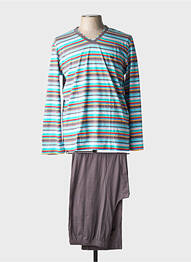 Pijama decolteu în v verde HOM homme