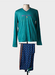 Pijama serigrafie verde ARTHUR homme