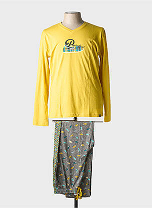 Pijama serigrafie gri ARTHUR bărbat