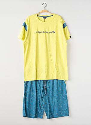 Pijama pantaloni scurți verde ARTHUR bărbat