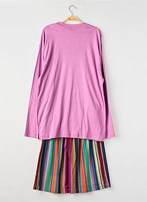 Pijama pantaloni scurți violet ARTHUR bărbat