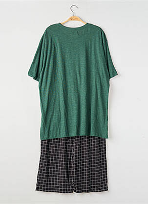 Pijama pantaloni scurți verde MASSANA bărbat