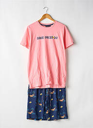 Pijama pantaloni scurți roz ARTHUR homme