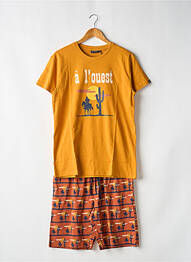 Pijama pantaloni scurți galben ARTHUR homme