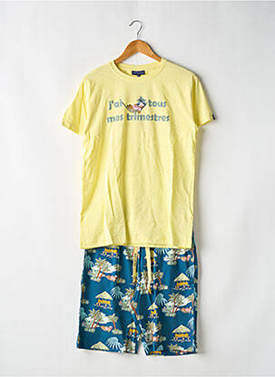 Pijama pantaloni scurți verde ARTHUR bărbat