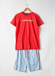 Pijama pantaloni scurți roșu ARTHUR homme