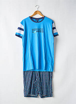 Pijama pantaloni scurți albastru ARTHUR bărbat