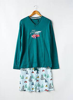 Pijamale scurte verde ARTHUR bărbat