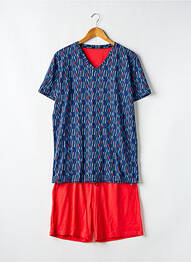 Pijamale scurte imprimeu fantezie albastru HOM homme