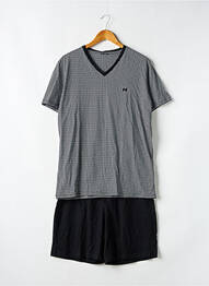 Pijamale scurte imprimeu fantezie gri HOM homme