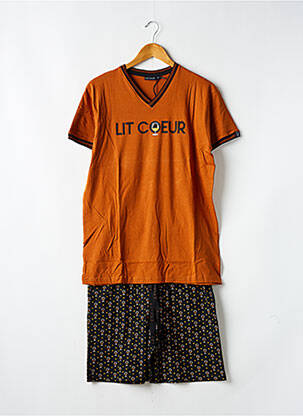 Pijamale scurte maro ARTHUR bărbat