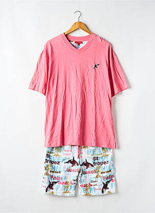 Pijamale scurte roz ARTHUR bărbat