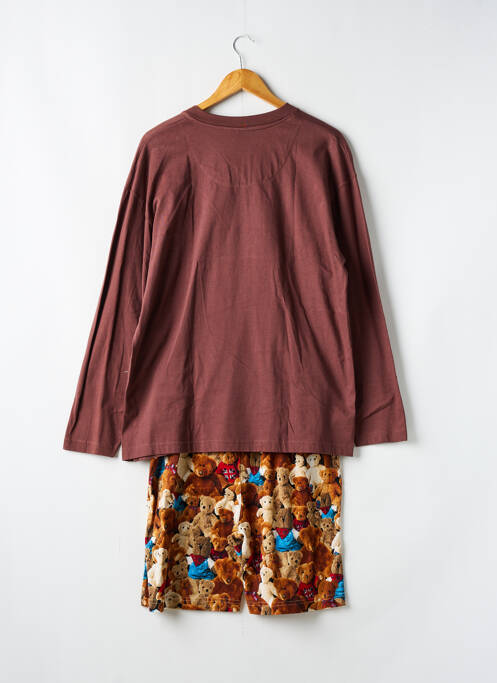 Pijamale scurte maro ARTHUR bărbat