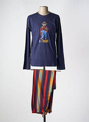 Pijama serigrafie albastru ARTHUR homme