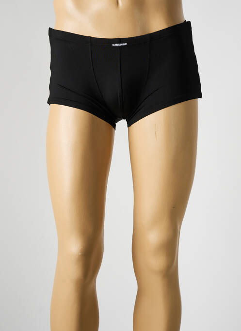 Boxer efect material satinat negru MANSTORE homme