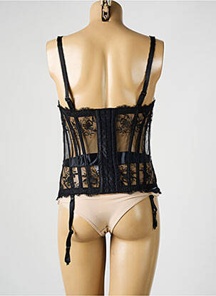 Corset/jartieră cu armatură negru MILLESIA femeie