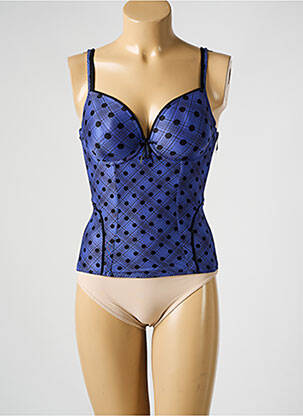 Corset top sutien modelat albastru MARIE JO femeie