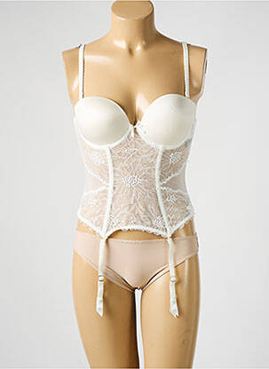 Corset/jartieră cu armatură bej CHANTELLE femeie