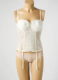 Corset/jartieră bretele elastice detașabile bej MILLESIA femme