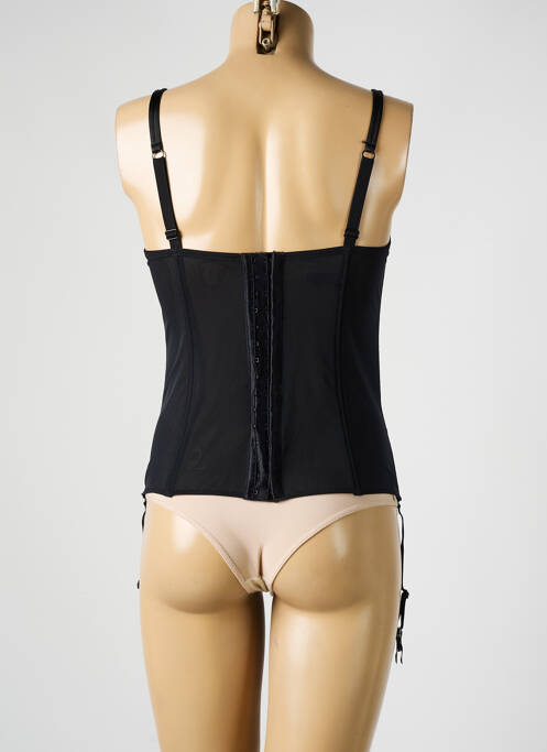 Corset/jartieră cu armatură negru AMBRA femme