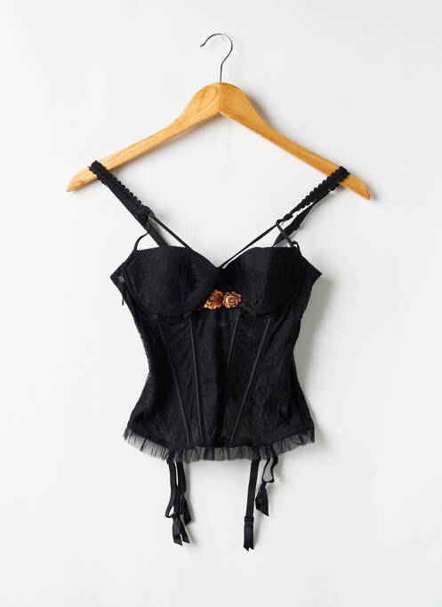 Corset/Jartieră negru MILLESIA femeie