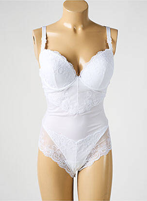 Body de lenjerie alb AMBRA femeie