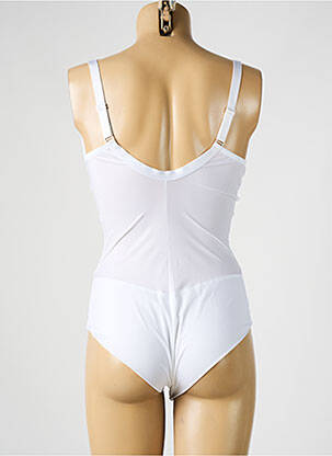 Body de lenjerie elasticitate alb AMBRA femeie