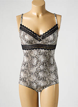 Body de lenjerie elasticitate negru TWIN-SET SIMONA BARBIERI femeie