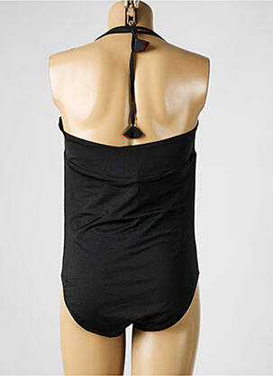 Costum de baie dintr-o singură piesă elasticitate top sutien modelat negru NICOLE OLIVIER femeie