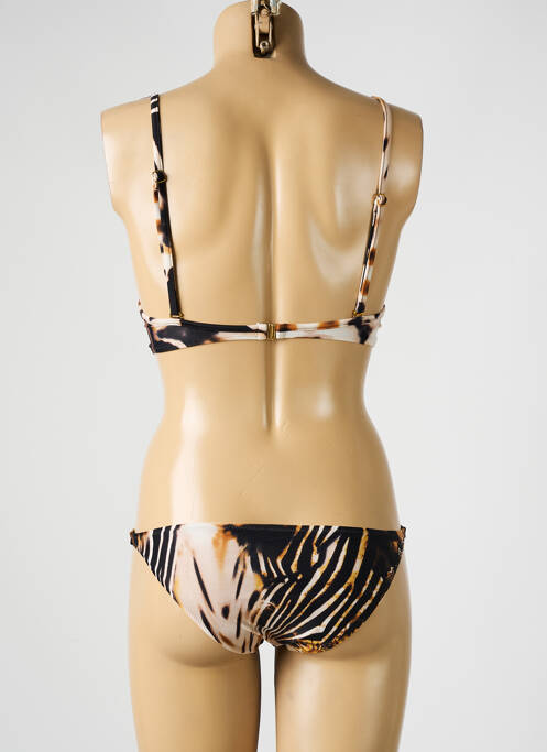 Costum de baie dintr-o singură piesă bej MILLESIA femeie