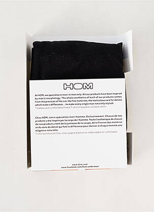Tricou elasticitate mâneci scurte negru HOM bărbat