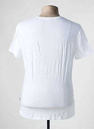 Tricou croială cambrată mâneci scurte alb HOM bărbat