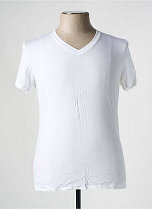 Tricou croială cambrată mâneci scurte alb HOM bărbat