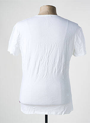 Tricou croială cambrată mâneci scurte alb HOM bărbat