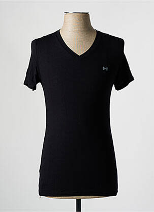 Tricou croială cambrată mâneci scurte negru HOM bărbat