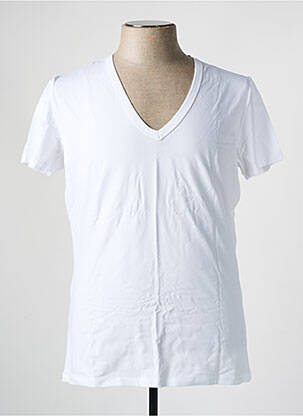 Tricou croială cambrată mâneci scurte alb HOM bărbat