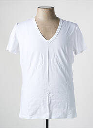 Tricou croială cambrată mâneci scurte alb HOM homme
