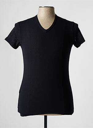 Tricou croială cambrată mâneci scurte negru HOM bărbat