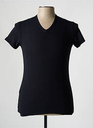 Tricou croială cambrată mâneci scurte negru HOM homme