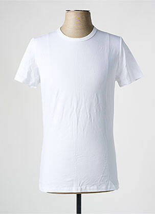 Tricou elasticitate mâneci scurte alb HOM bărbat