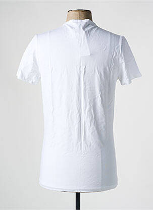 Tricou elasticitate mâneci scurte alb HOM bărbat