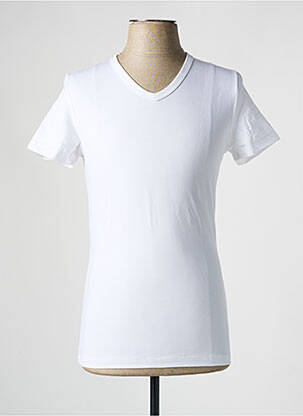 Tricou elasticitate mâneci scurte alb HOM bărbat
