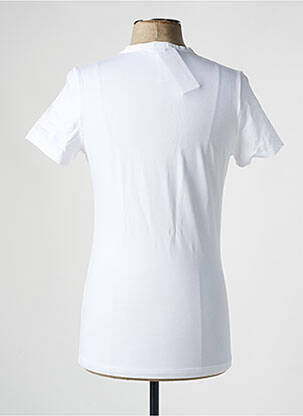 Tricou elasticitate mâneci scurte alb HOM bărbat