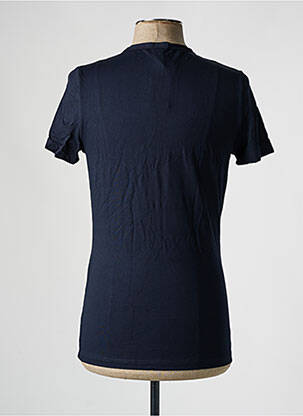 Tricou elasticitate mâneci scurte albastru HOM bărbat