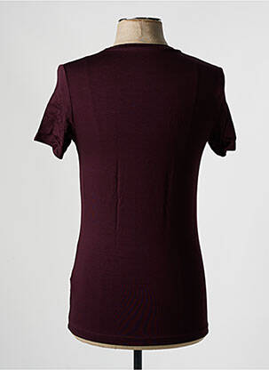 Tricou croială cambrată mâneci scurte violet HOM bărbat