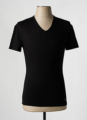 Tricou croială cambrată mâneci scurte negru HOM bărbat