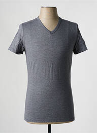 Tricou croială cambrată mâneci scurte gri HOM homme