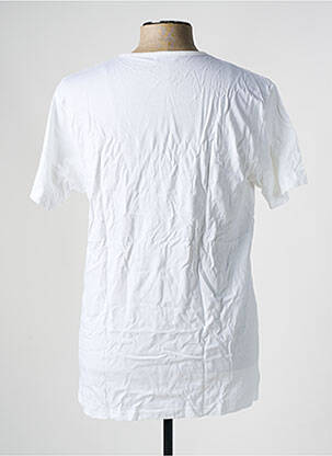 Tricou croială cambrată mâneci scurte alb EMINENCE bărbat
