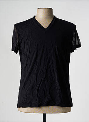 Tricou croială cambrată mâneci scurte negru HOM bărbat