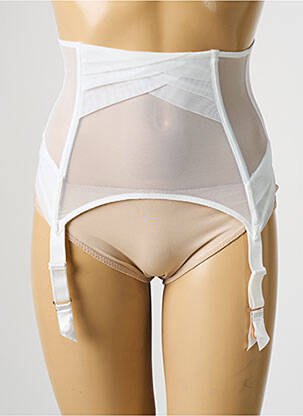 Corset/jartieră cu armatură alb CHANTAL THOMASS femeie